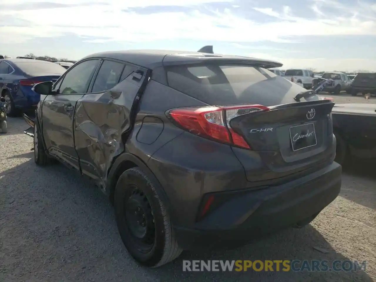 3 Photograph of a damaged car JTNKHMBX8M1109742 TOYOTA C-HR 2021