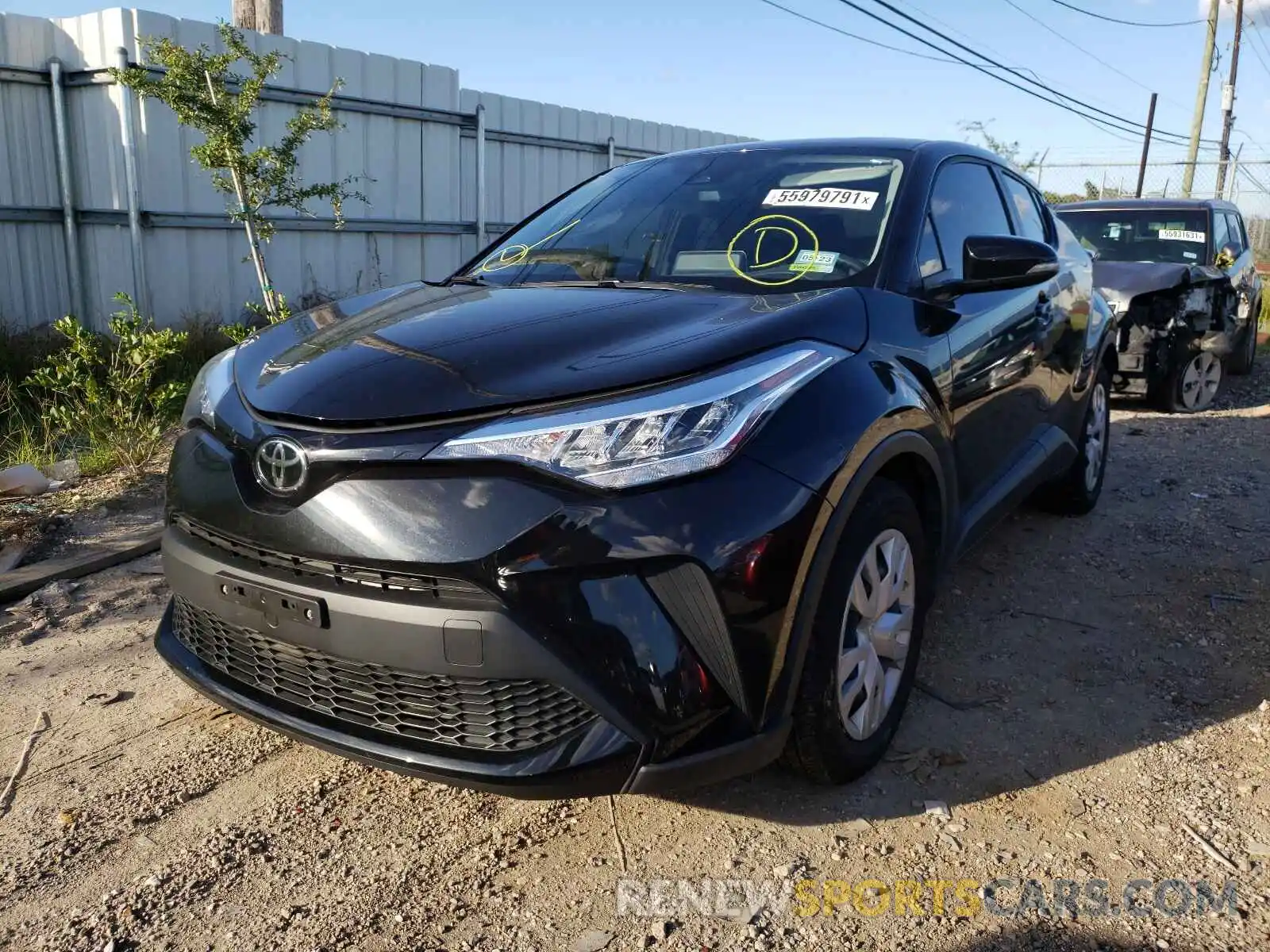 2 Фотография поврежденного автомобиля JTNKHMBX8M1110678 TOYOTA C-HR 2021