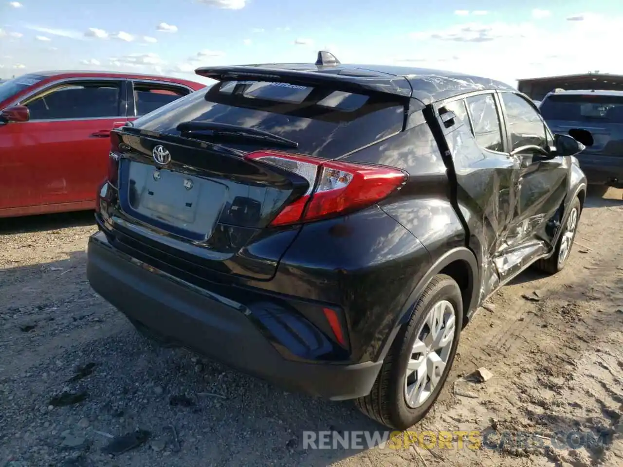 4 Photograph of a damaged car JTNKHMBX8M1110678 TOYOTA C-HR 2021