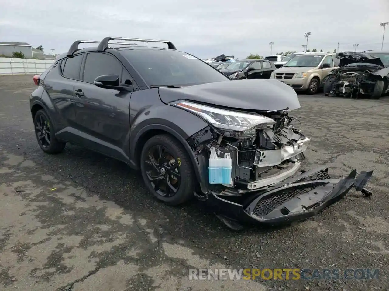 1 Photograph of a damaged car JTNKHMBX8M1114035 TOYOTA C-HR 2021