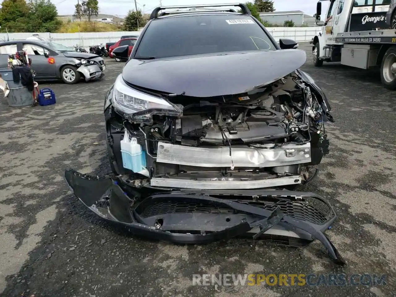 9 Photograph of a damaged car JTNKHMBX8M1114035 TOYOTA C-HR 2021