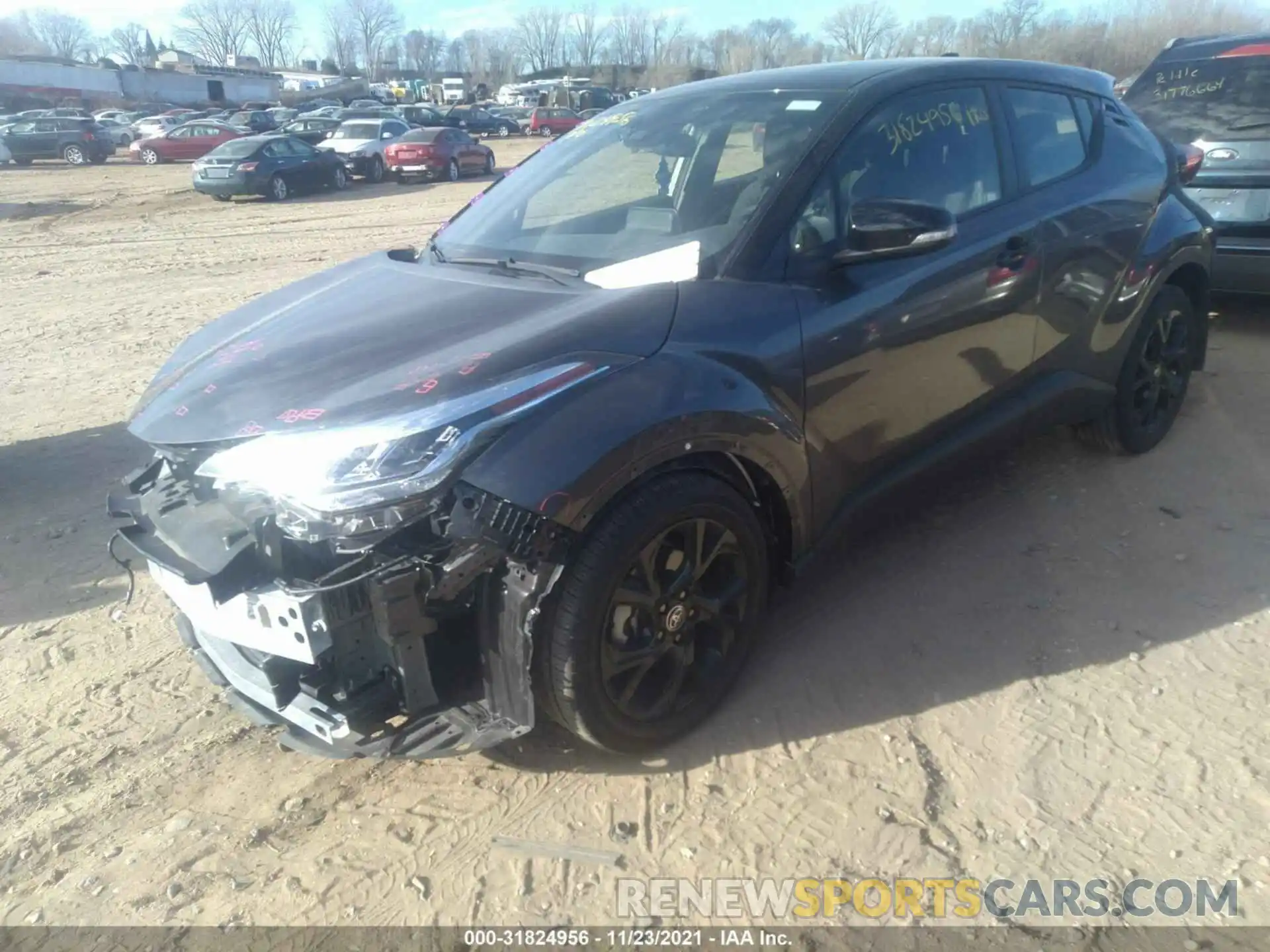 2 Фотография поврежденного автомобиля JTNKHMBX8M1115251 TOYOTA C-HR 2021