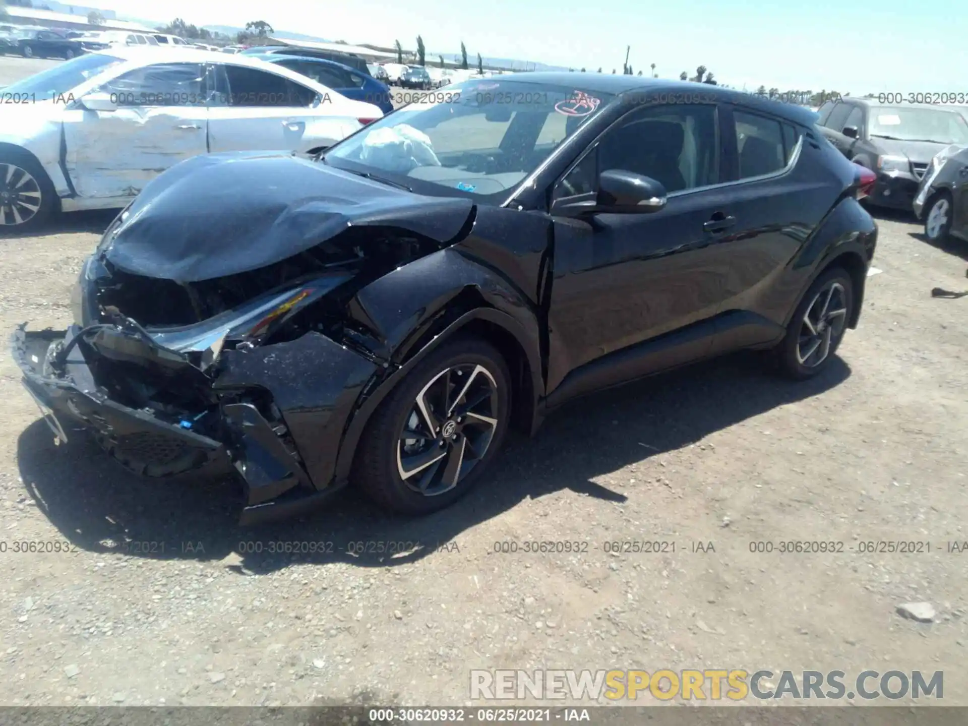 2 Photograph of a damaged car JTNKHMBX8M1116304 TOYOTA C-HR 2021