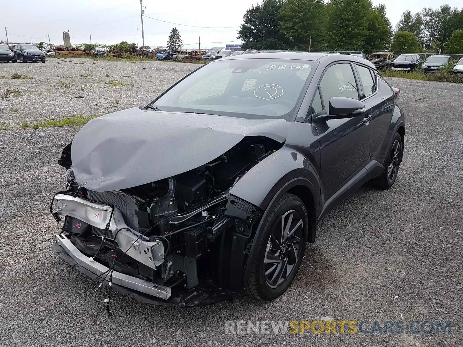 2 Photograph of a damaged car JTNKHMBX8M1118098 TOYOTA C-HR 2021