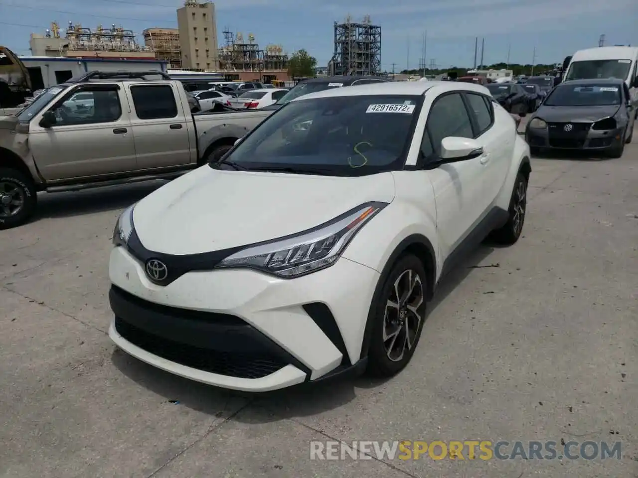 2 Photograph of a damaged car JTNKHMBX8M1118182 TOYOTA C-HR 2021