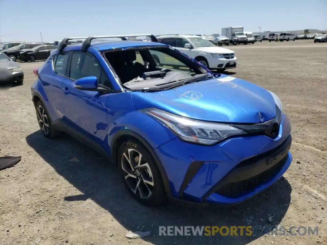 1 Photograph of a damaged car JTNKHMBX8M1119848 TOYOTA C-HR 2021