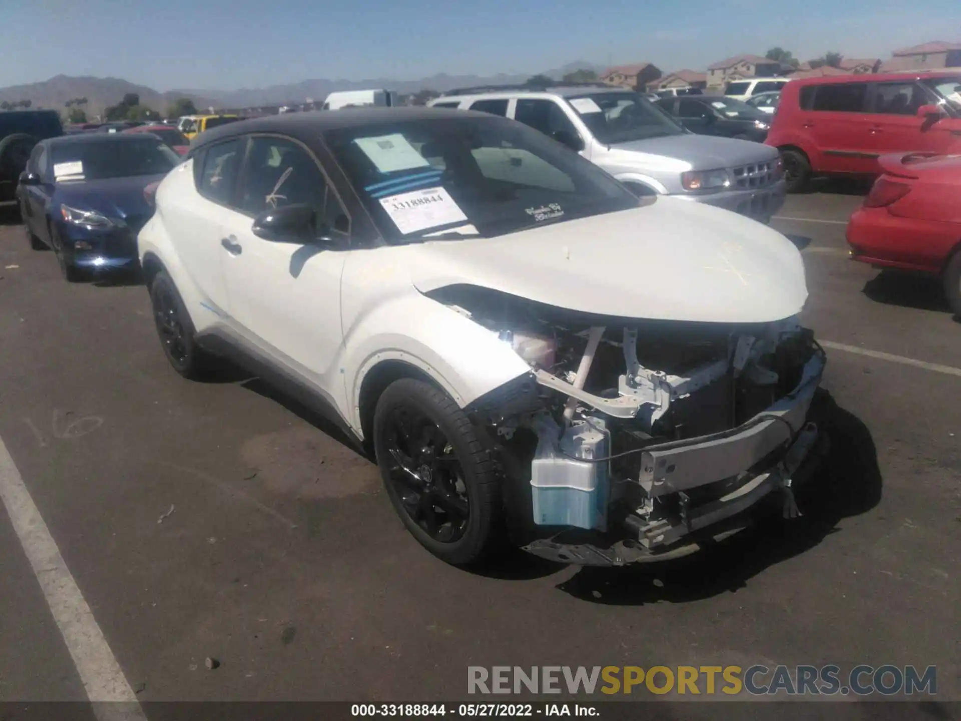 1 Photograph of a damaged car JTNKHMBX8M1121048 TOYOTA C-HR 2021