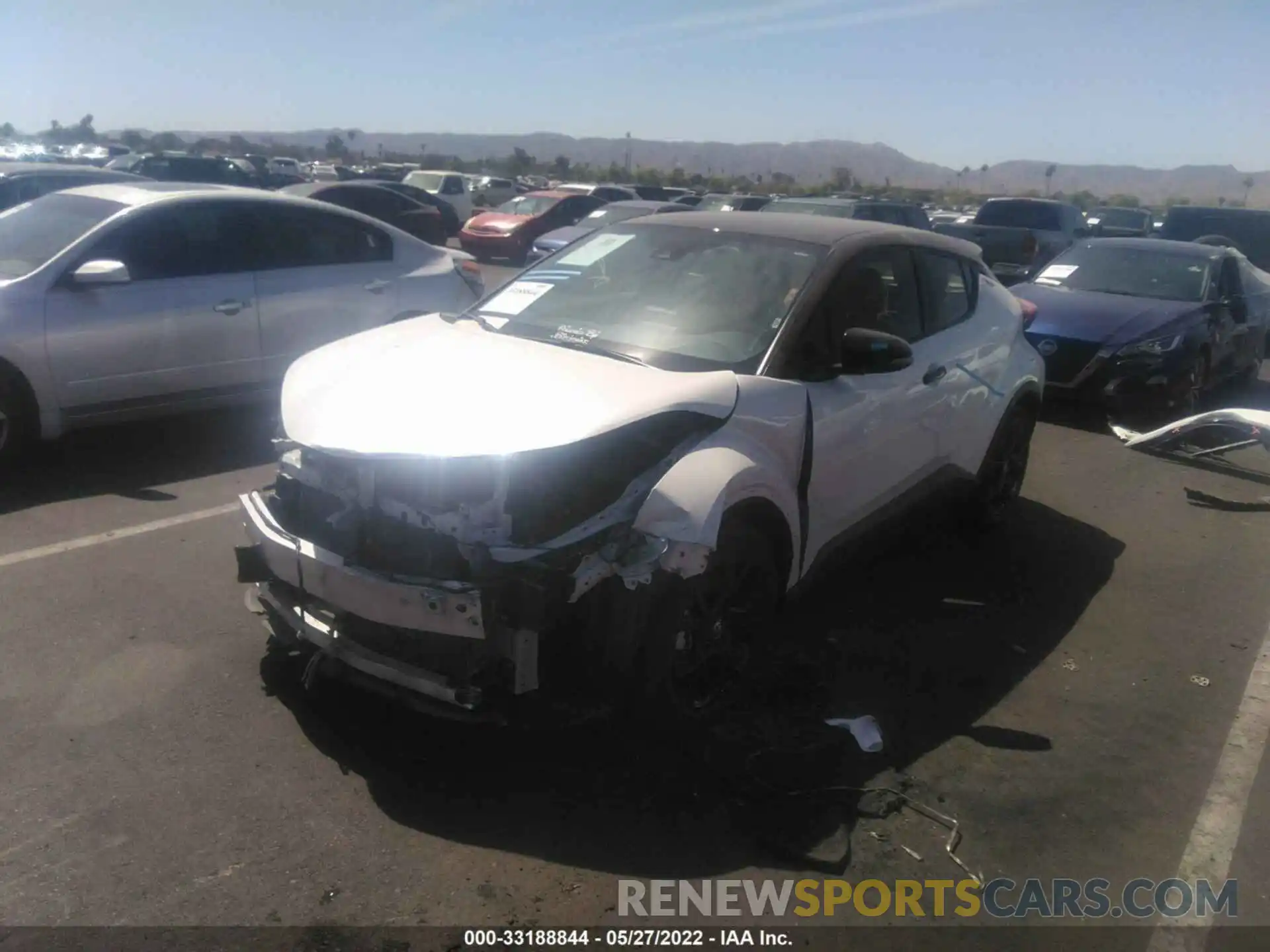 2 Photograph of a damaged car JTNKHMBX8M1121048 TOYOTA C-HR 2021