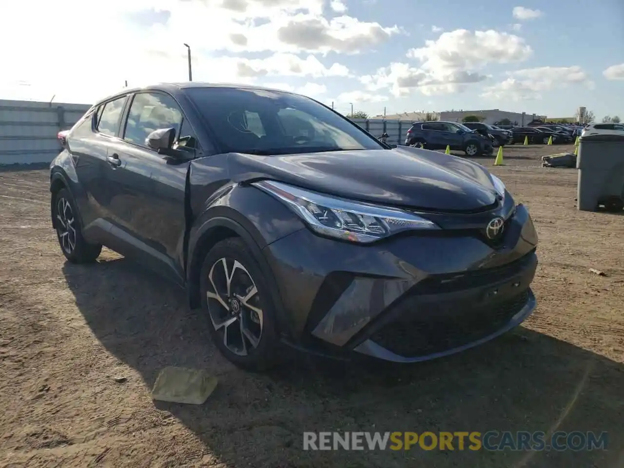 1 Photograph of a damaged car JTNKHMBX8M1124080 TOYOTA C-HR 2021