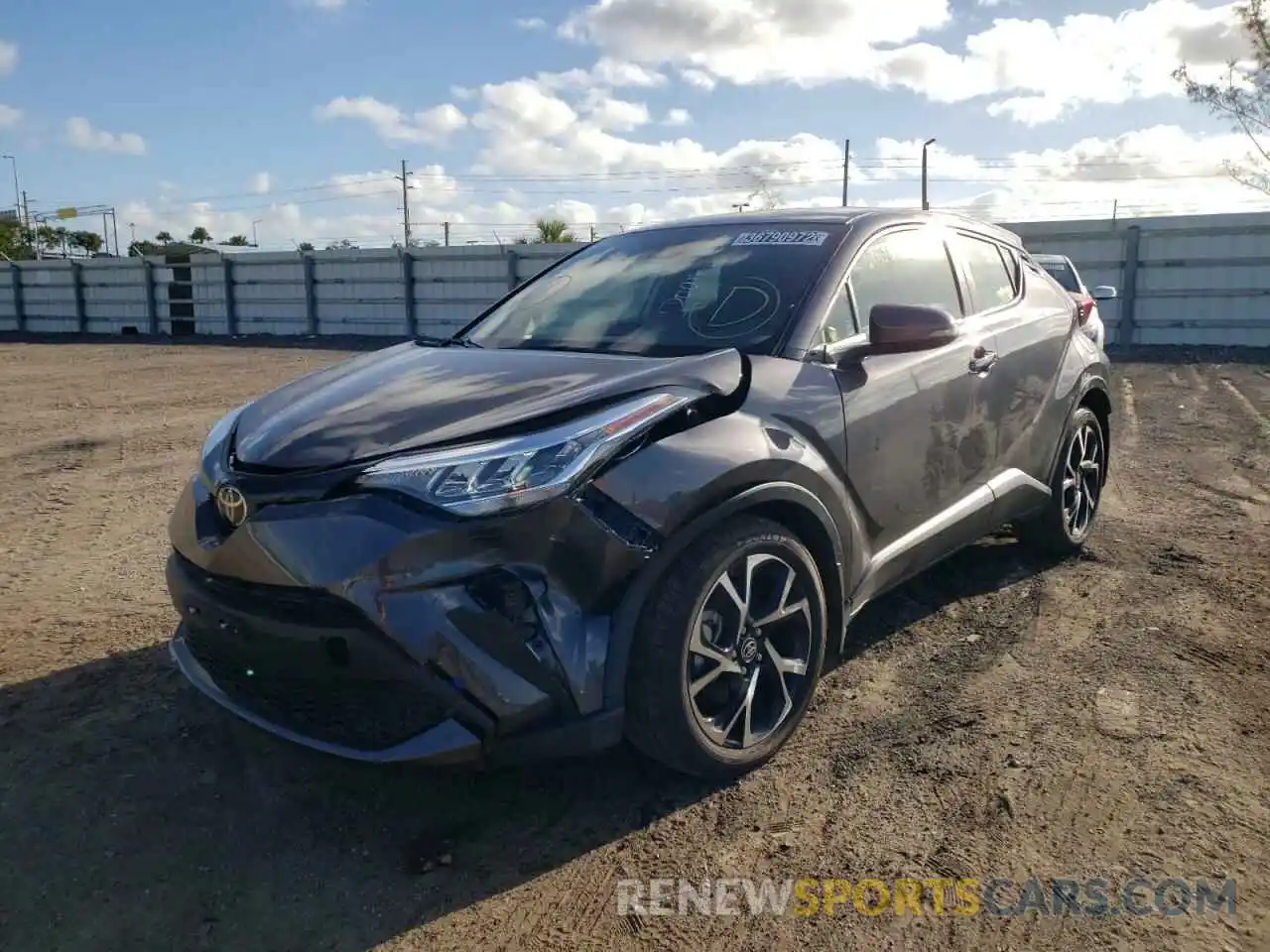 2 Photograph of a damaged car JTNKHMBX8M1124080 TOYOTA C-HR 2021