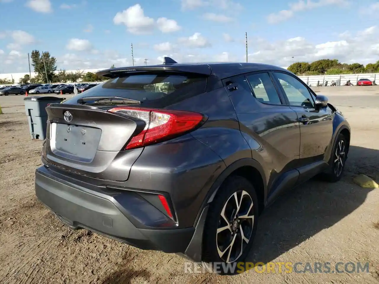 4 Photograph of a damaged car JTNKHMBX8M1124080 TOYOTA C-HR 2021