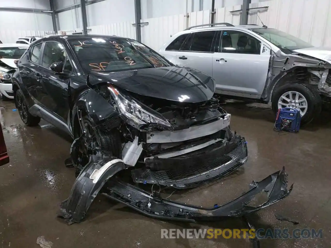 1 Photograph of a damaged car JTNKHMBX8M1128792 TOYOTA C-HR 2021