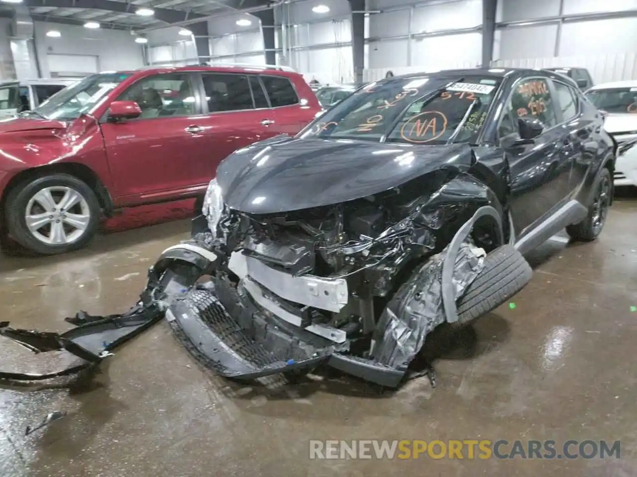 2 Photograph of a damaged car JTNKHMBX8M1128792 TOYOTA C-HR 2021