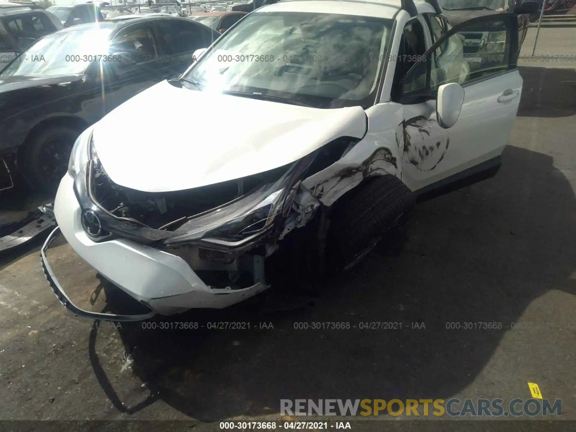 6 Photograph of a damaged car JTNKHMBX9M1094667 TOYOTA C-HR 2021