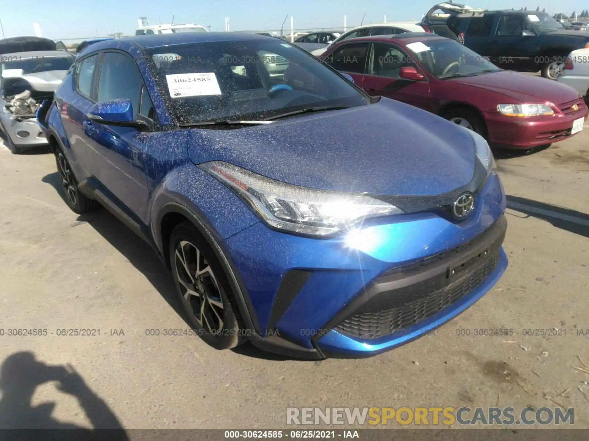 1 Photograph of a damaged car JTNKHMBX9M1094961 TOYOTA C-HR 2021