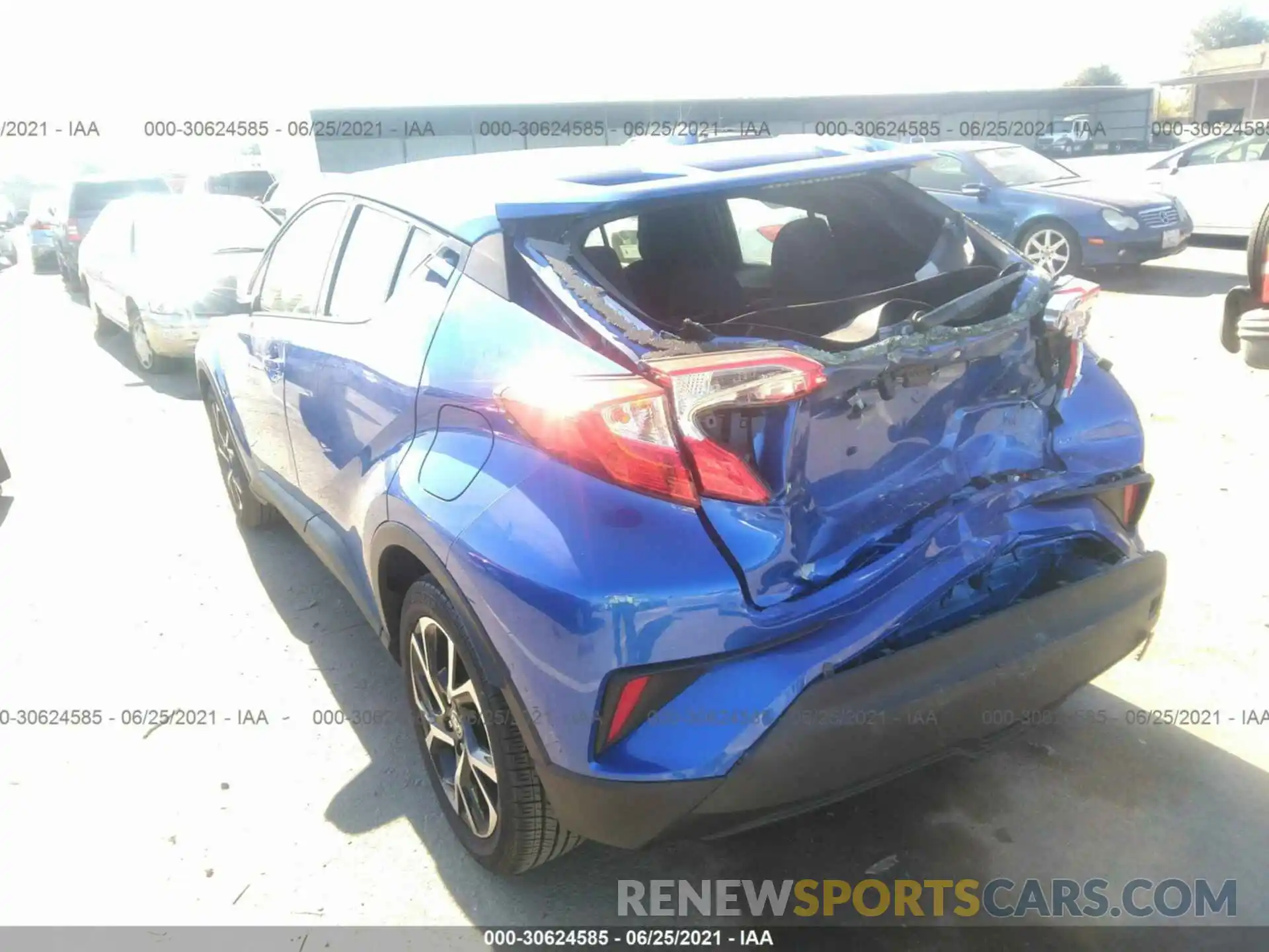 3 Photograph of a damaged car JTNKHMBX9M1094961 TOYOTA C-HR 2021