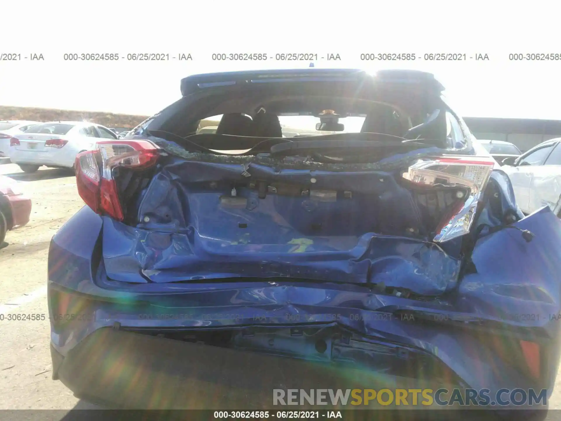 6 Photograph of a damaged car JTNKHMBX9M1094961 TOYOTA C-HR 2021