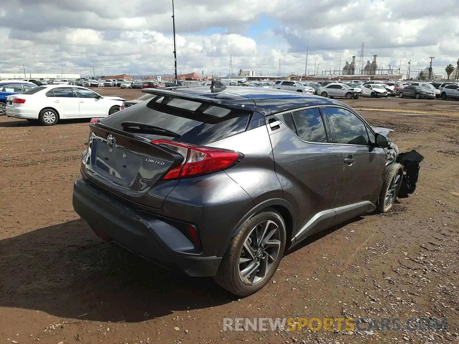 4 Photograph of a damaged car JTNKHMBX9M1095012 TOYOTA C-HR 2021