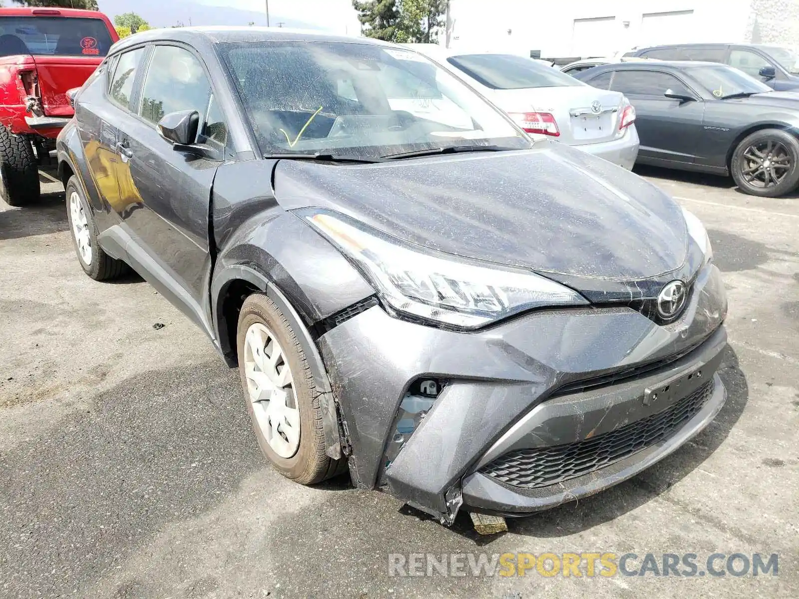 1 Photograph of a damaged car JTNKHMBX9M1095057 TOYOTA C-HR 2021