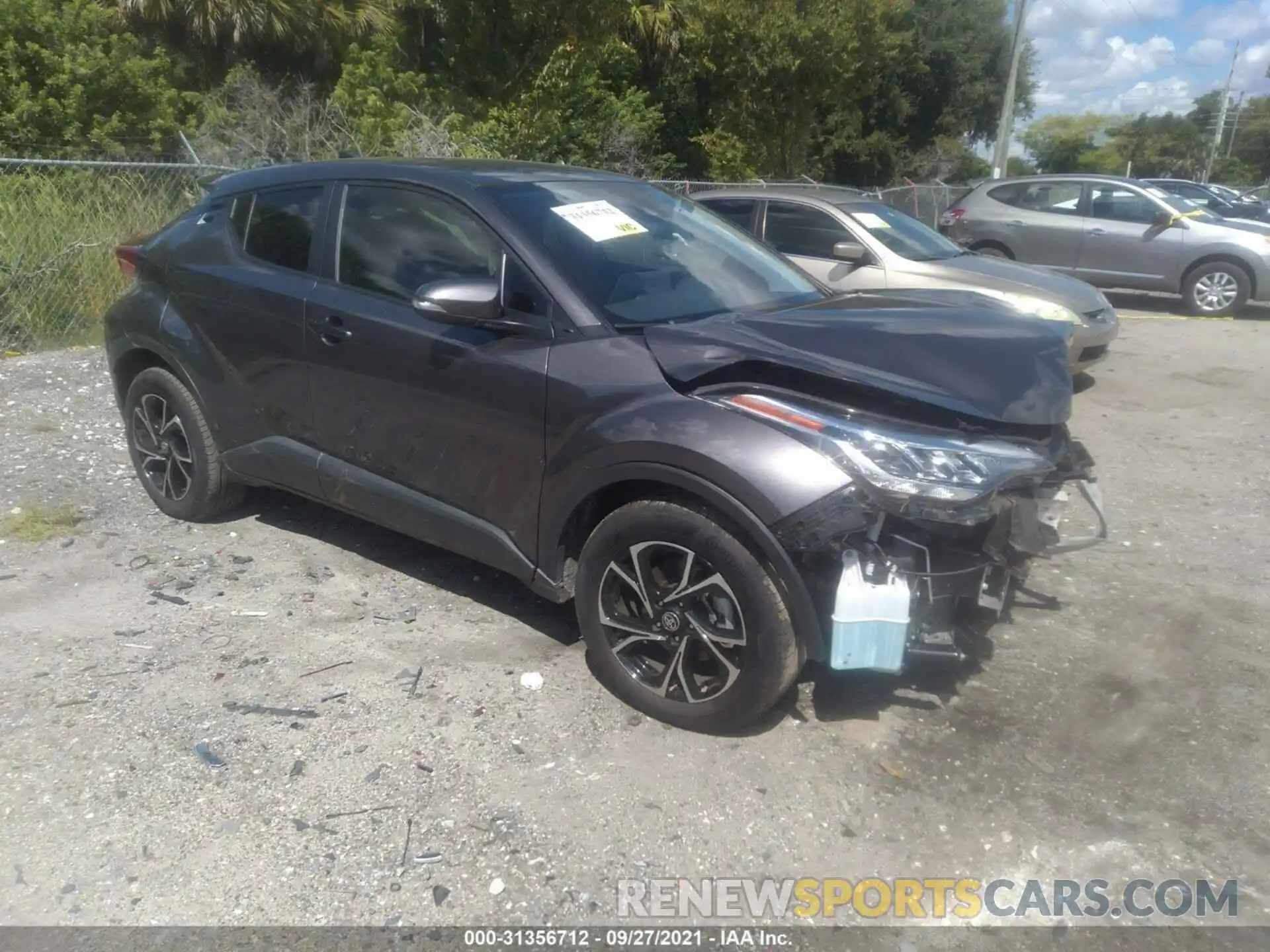 1 Photograph of a damaged car JTNKHMBX9M1096855 TOYOTA C-HR 2021