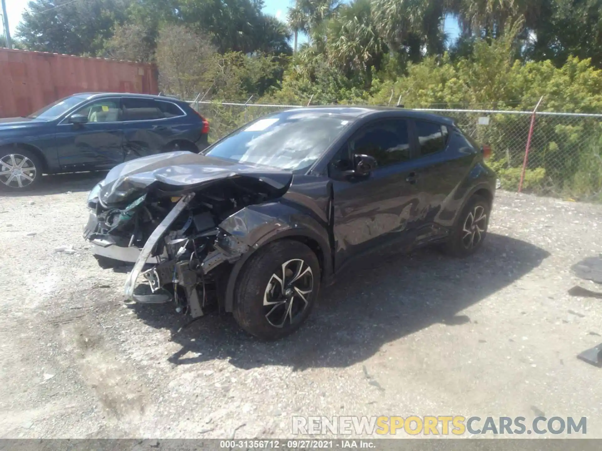 2 Photograph of a damaged car JTNKHMBX9M1096855 TOYOTA C-HR 2021