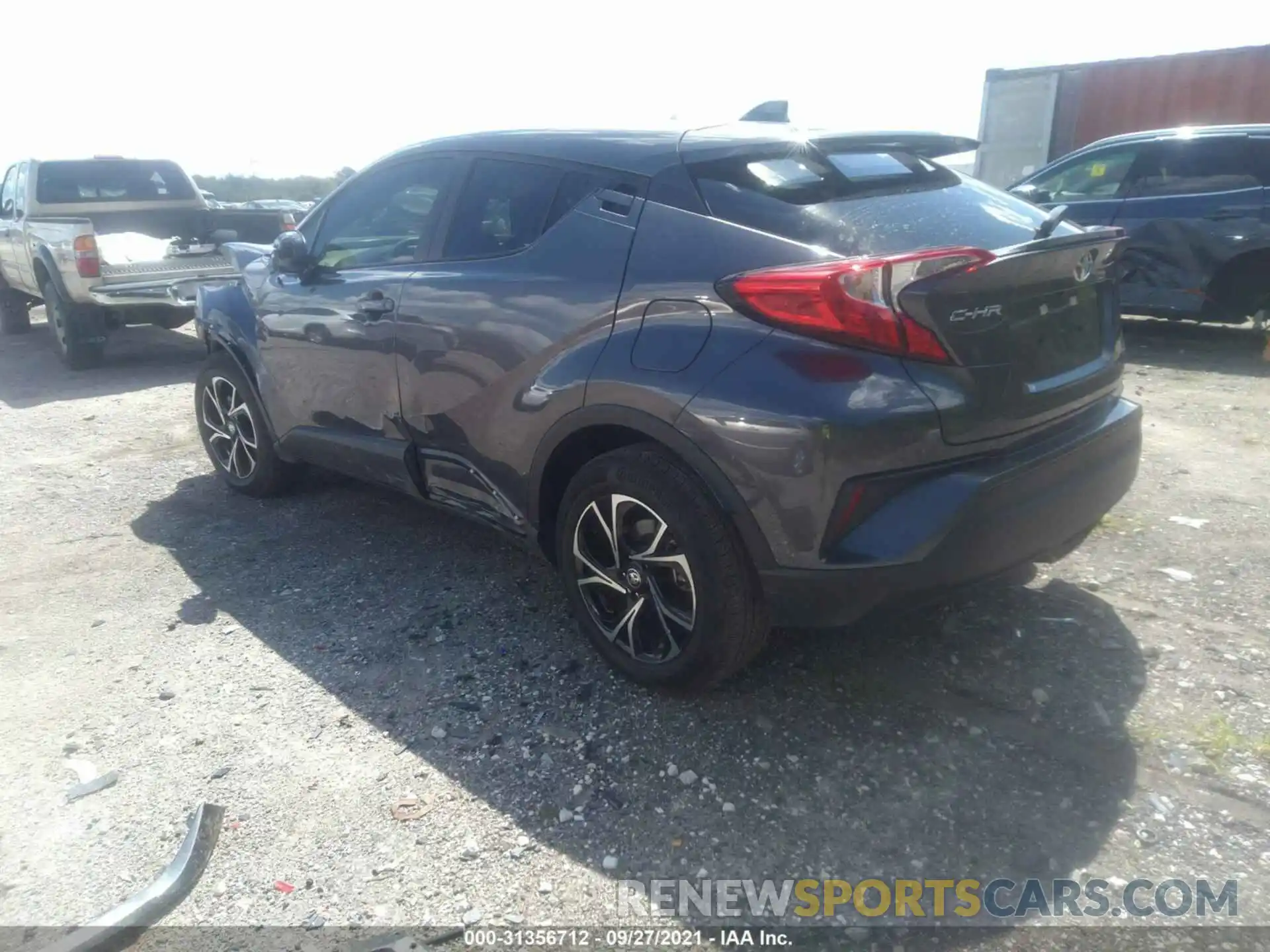 3 Photograph of a damaged car JTNKHMBX9M1096855 TOYOTA C-HR 2021