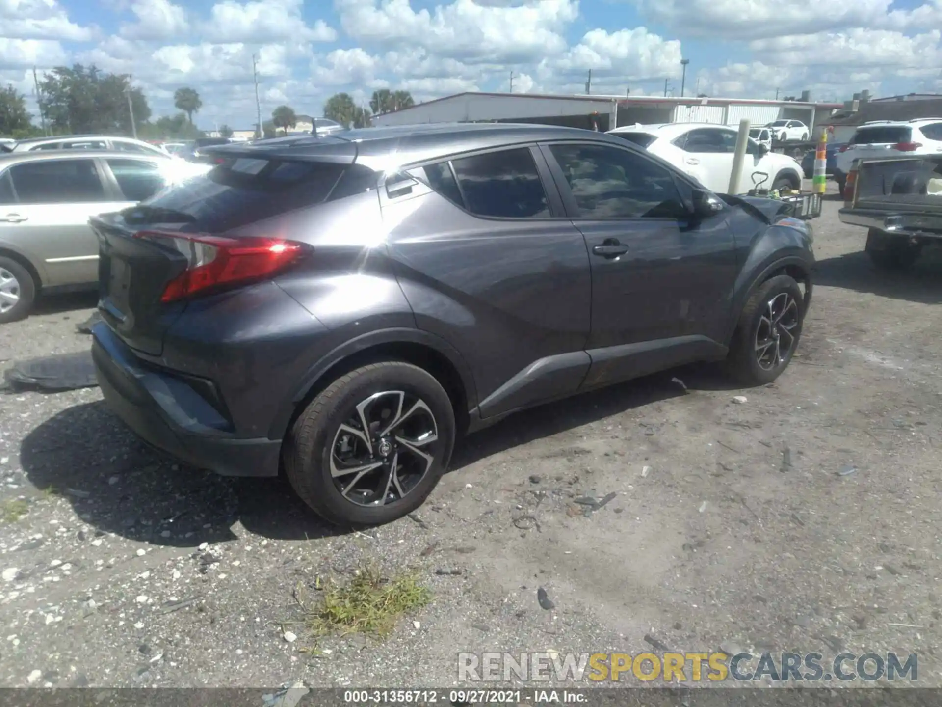 4 Photograph of a damaged car JTNKHMBX9M1096855 TOYOTA C-HR 2021