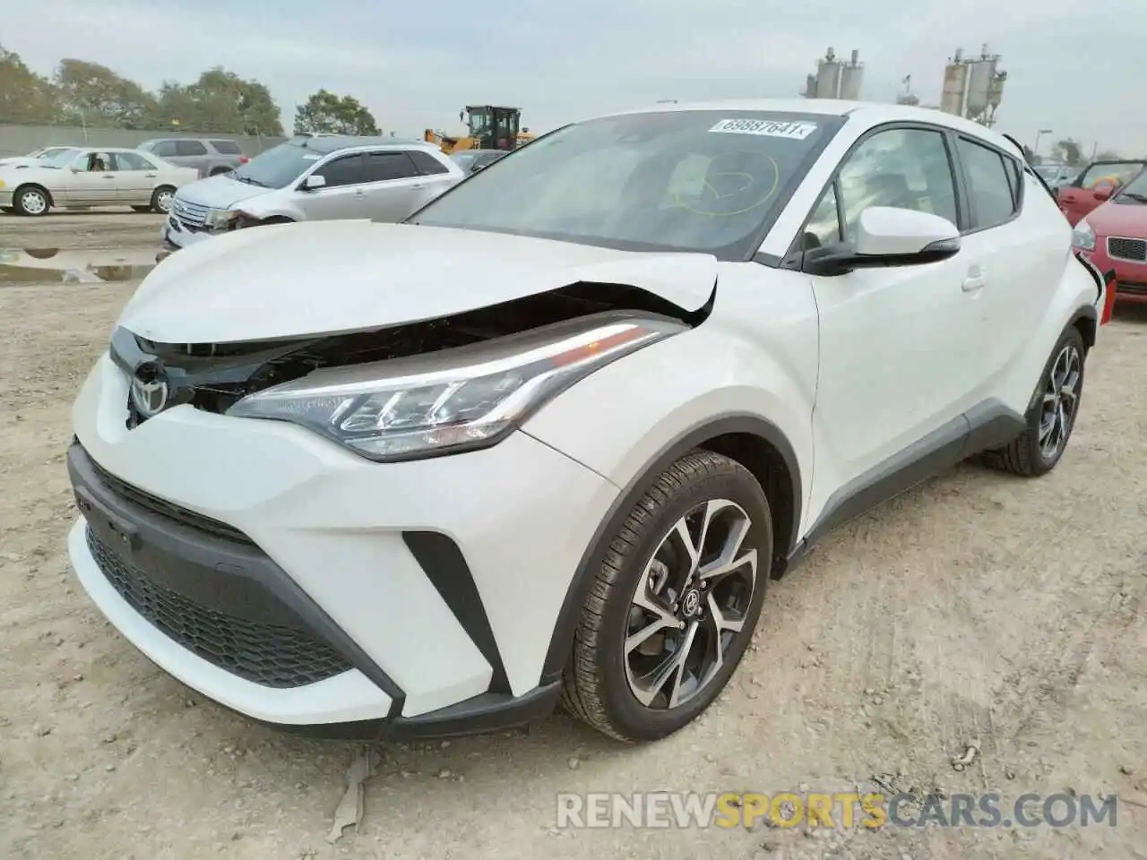 2 Photograph of a damaged car JTNKHMBX9M1097181 TOYOTA C-HR 2021