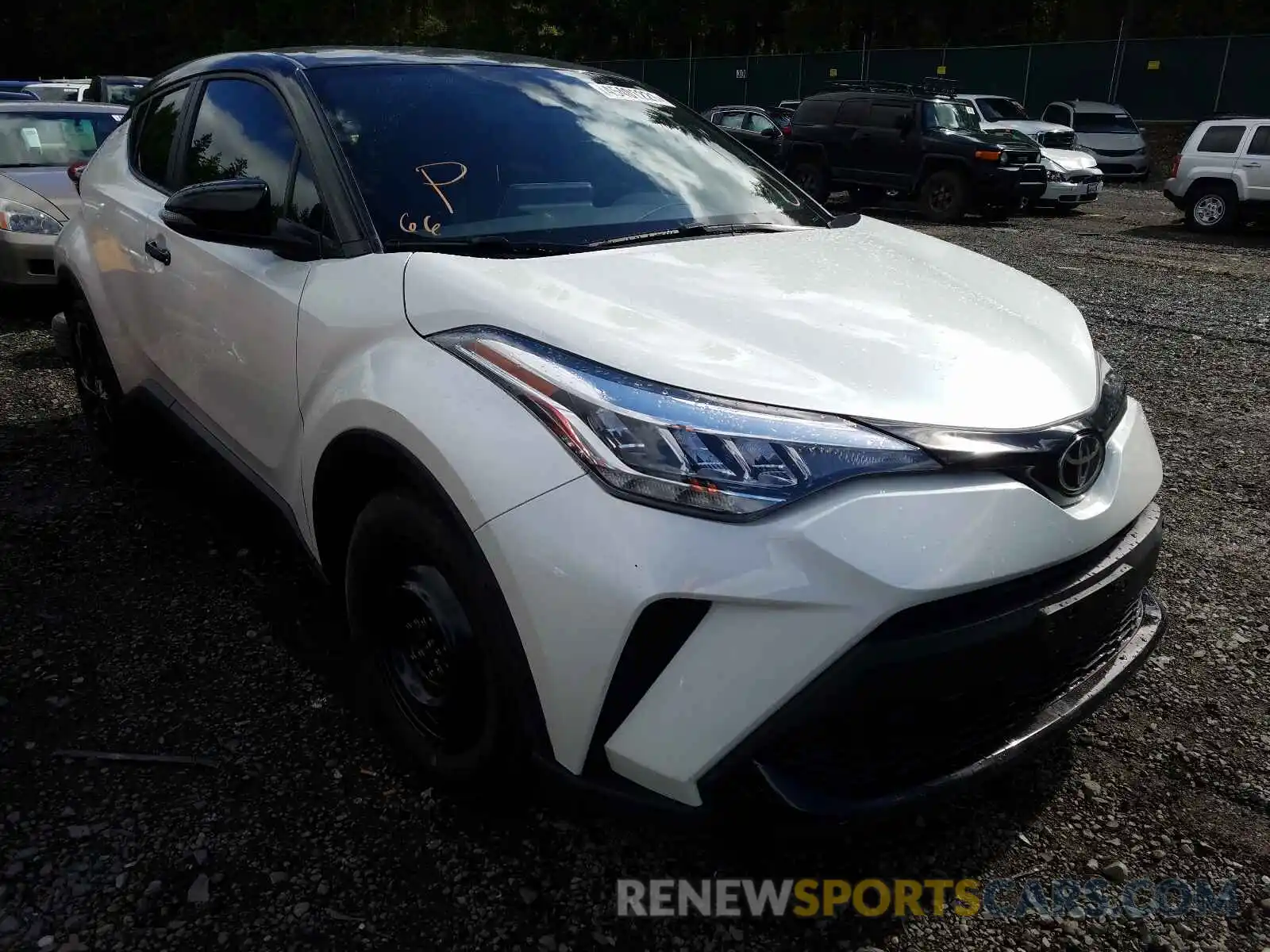 1 Photograph of a damaged car JTNKHMBX9M1097827 TOYOTA C-HR 2021