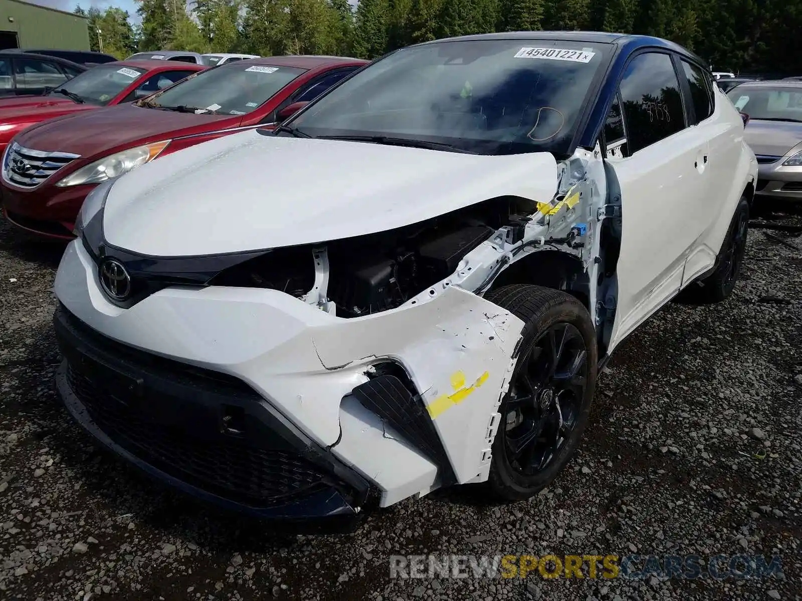 2 Photograph of a damaged car JTNKHMBX9M1097827 TOYOTA C-HR 2021