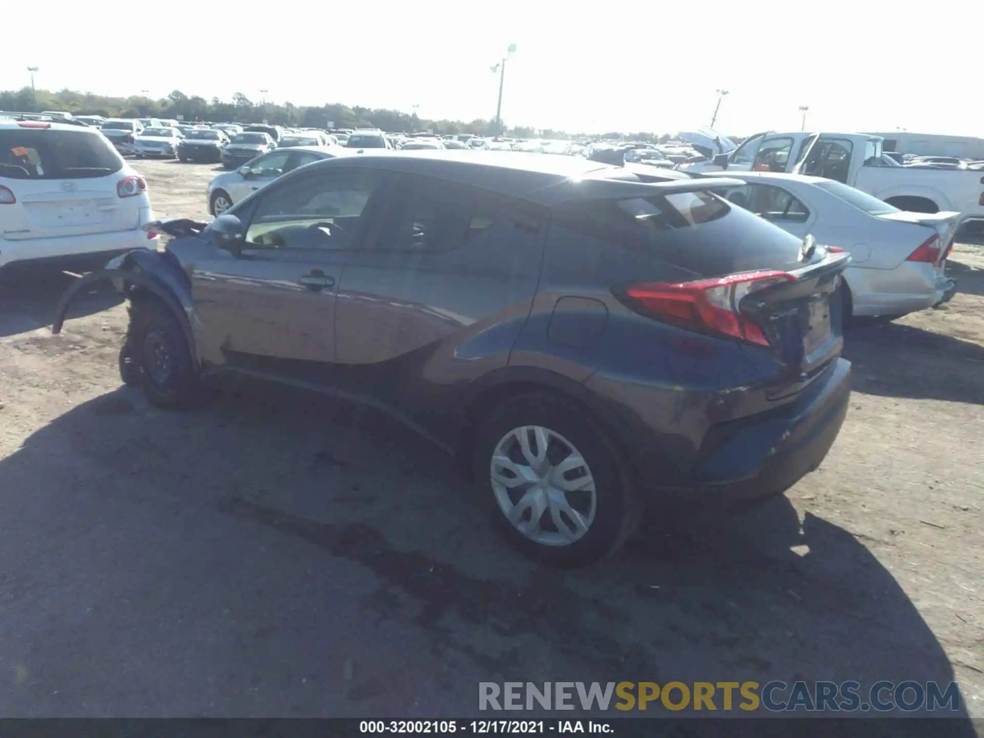 3 Photograph of a damaged car JTNKHMBX9M1098282 TOYOTA C-HR 2021