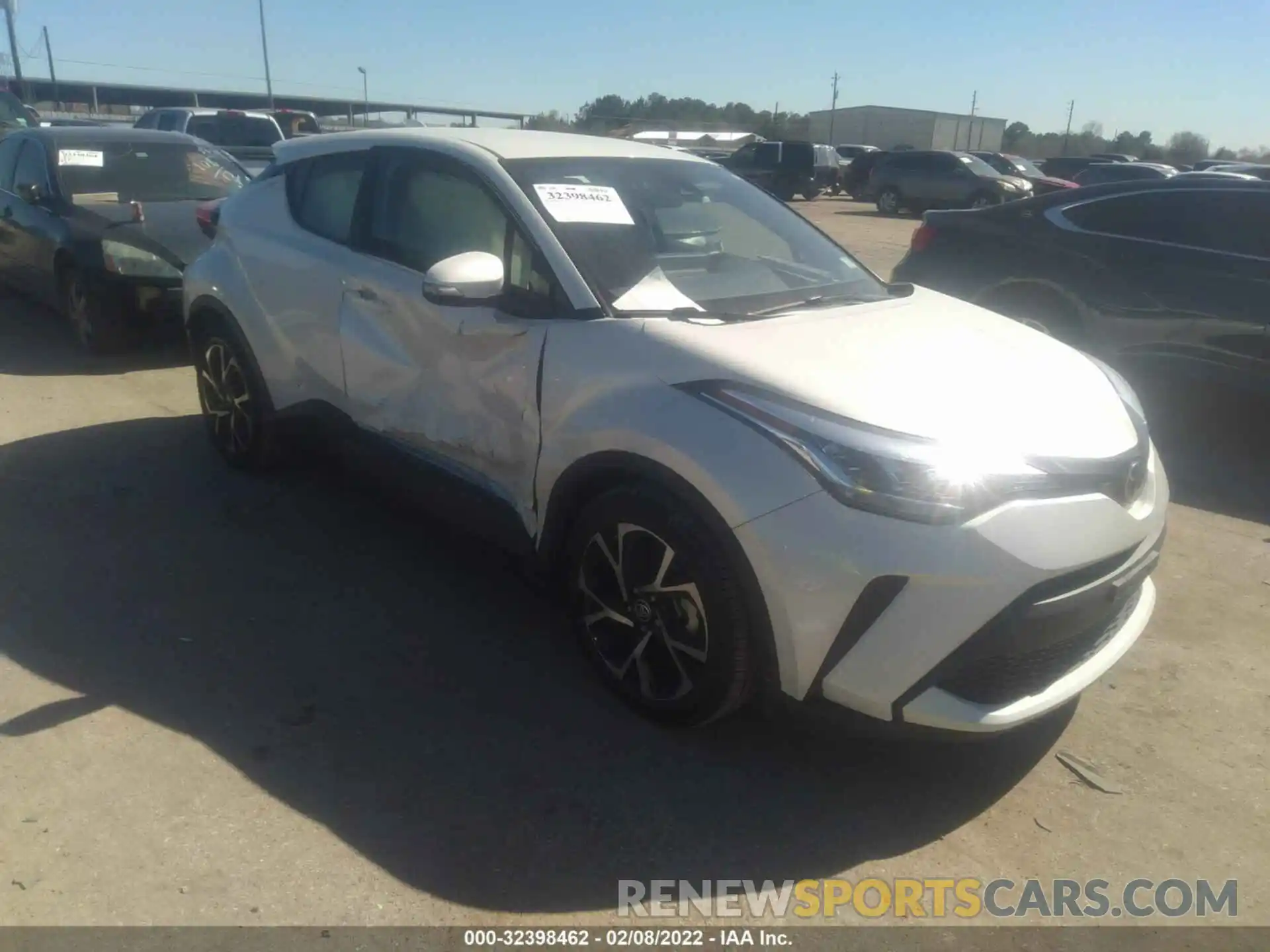 1 Photograph of a damaged car JTNKHMBX9M1098704 TOYOTA C-HR 2021