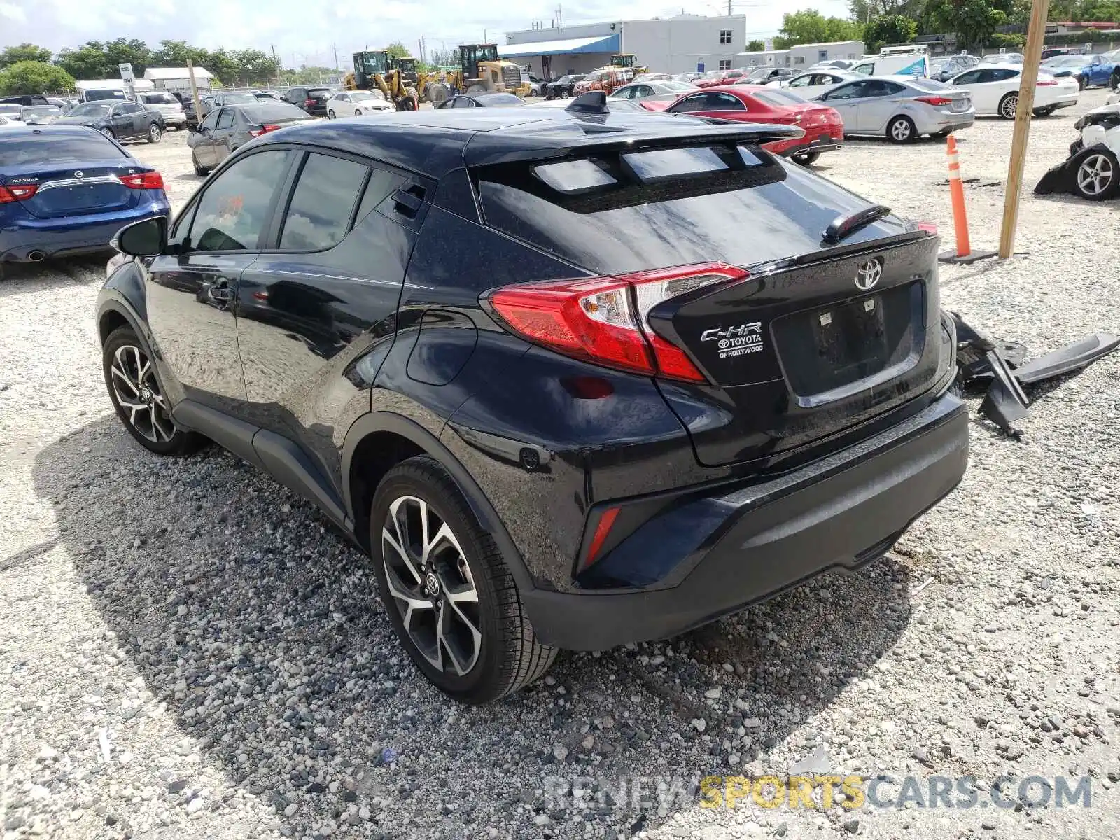 3 Photograph of a damaged car JTNKHMBX9M1100189 TOYOTA C-HR 2021