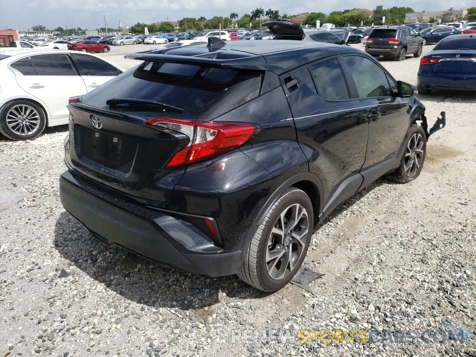 4 Photograph of a damaged car JTNKHMBX9M1100189 TOYOTA C-HR 2021