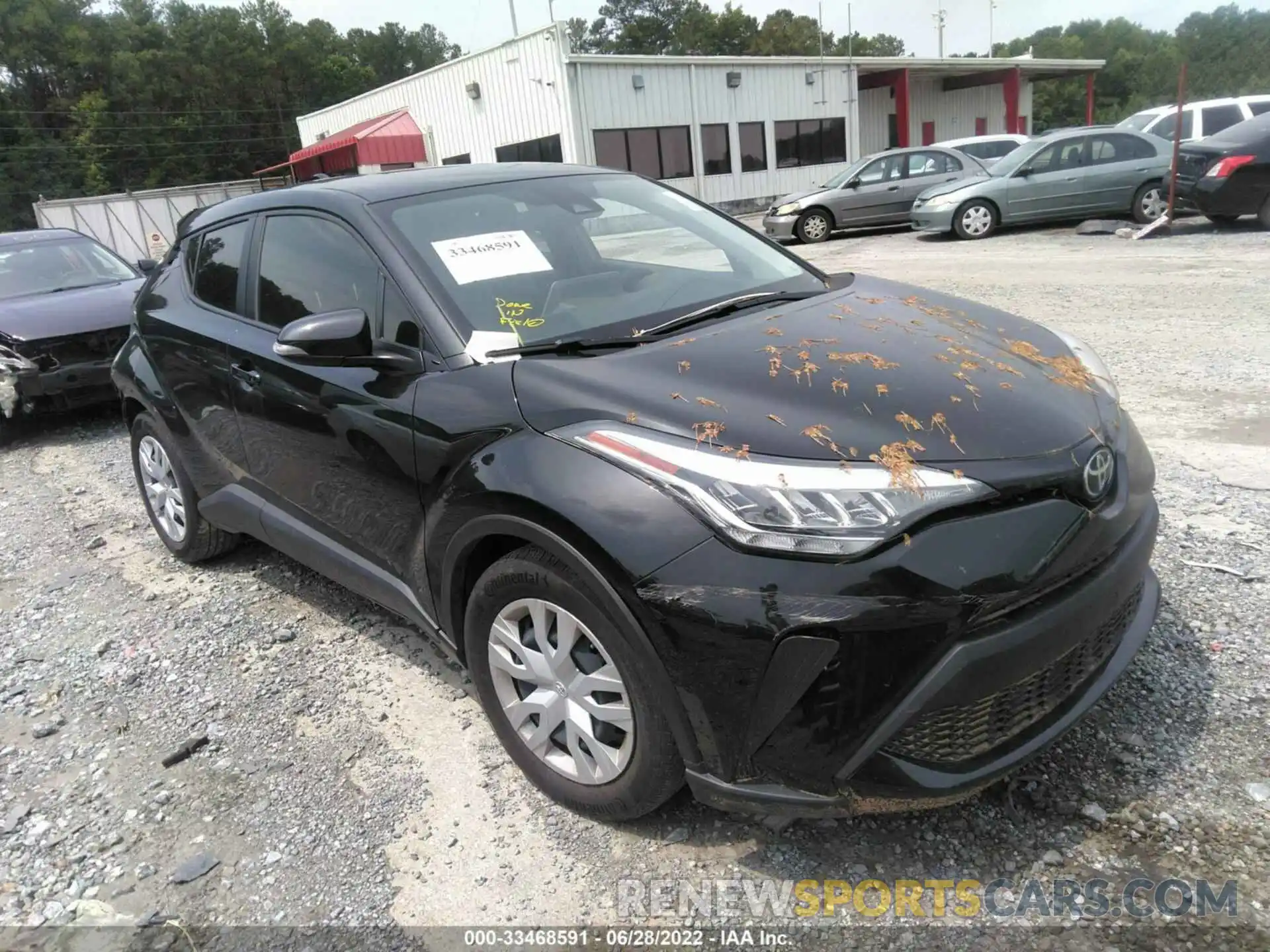 1 Photograph of a damaged car JTNKHMBX9M1103111 TOYOTA C-HR 2021