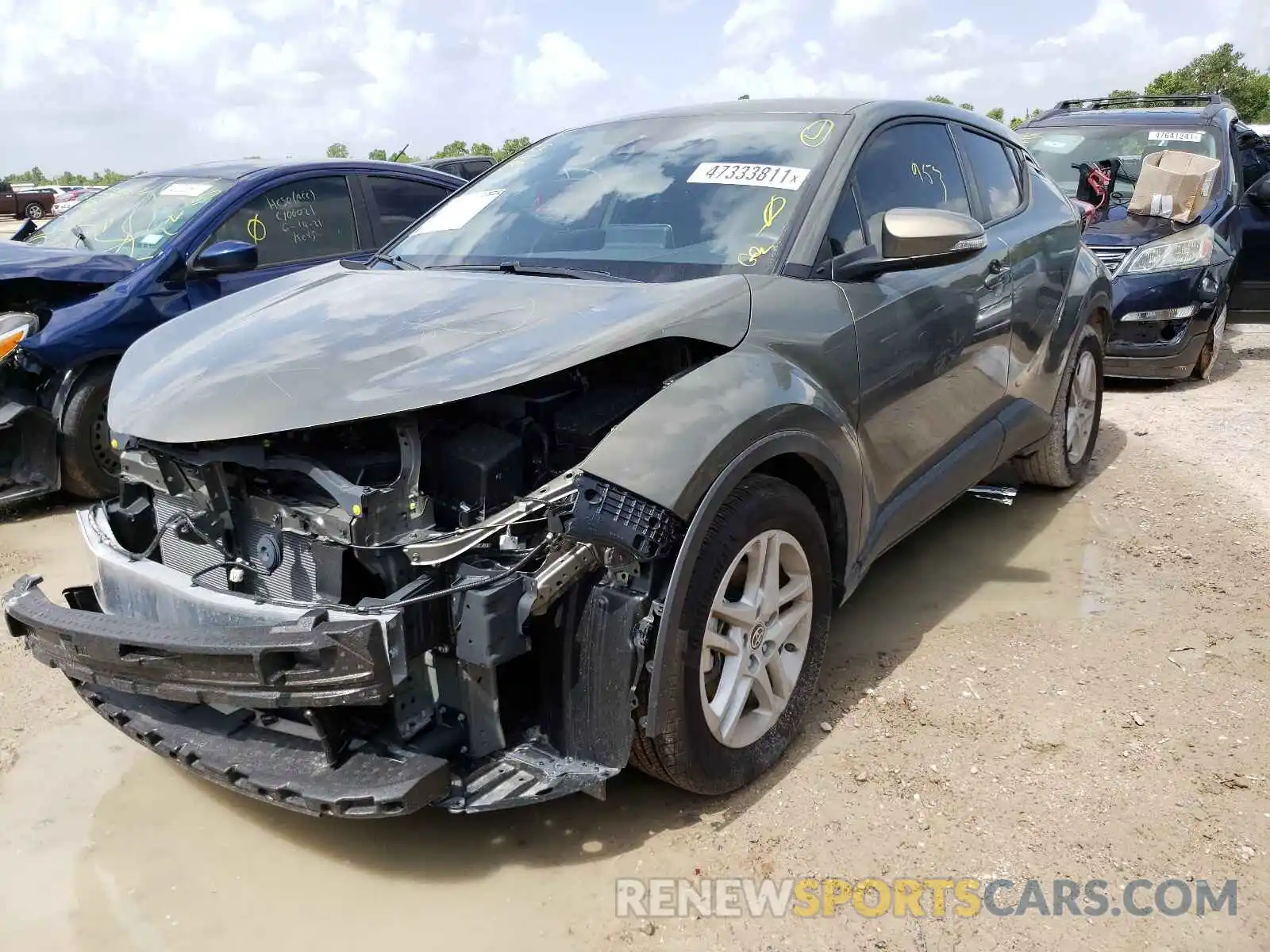 2 Photograph of a damaged car JTNKHMBX9M1108650 TOYOTA C-HR 2021