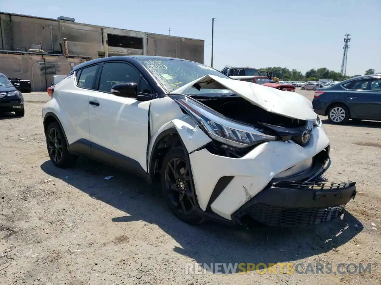 1 Photograph of a damaged car JTNKHMBX9M1109135 TOYOTA C-HR 2021