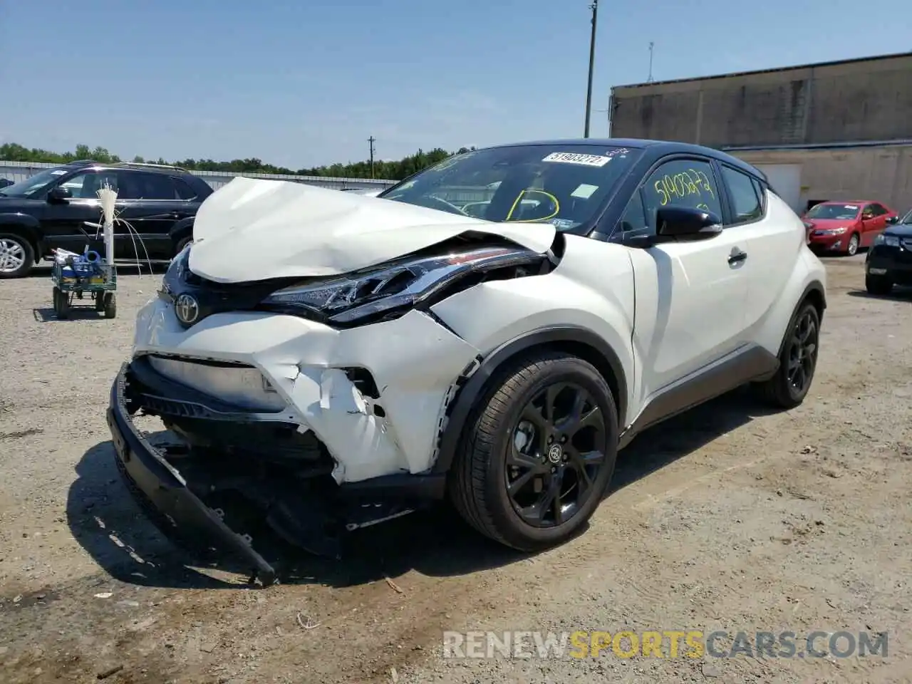 2 Photograph of a damaged car JTNKHMBX9M1109135 TOYOTA C-HR 2021