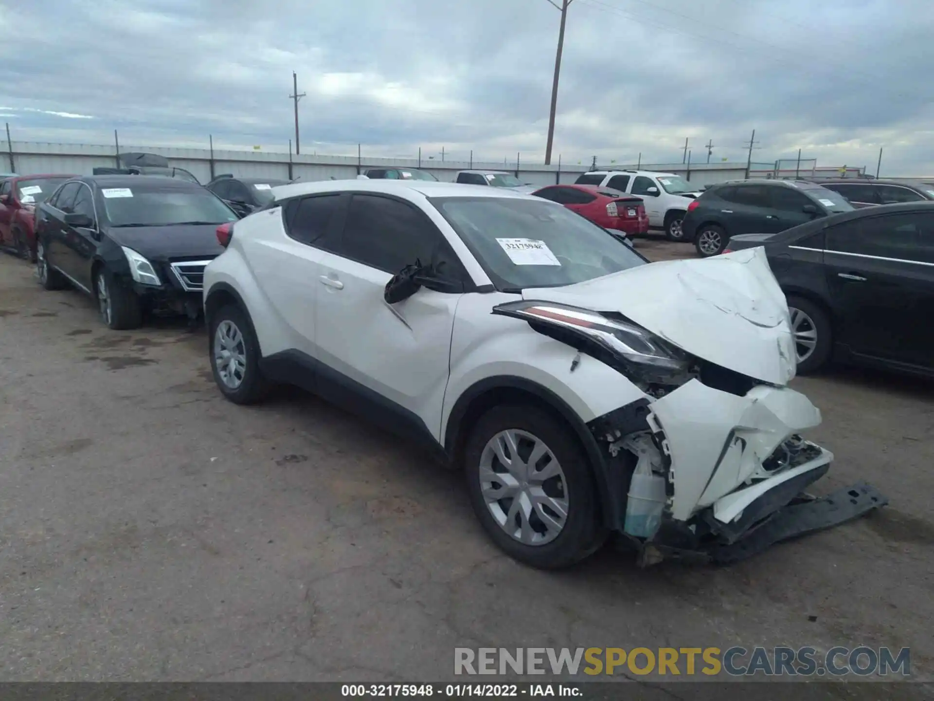 1 Photograph of a damaged car JTNKHMBX9M1110060 TOYOTA C-HR 2021