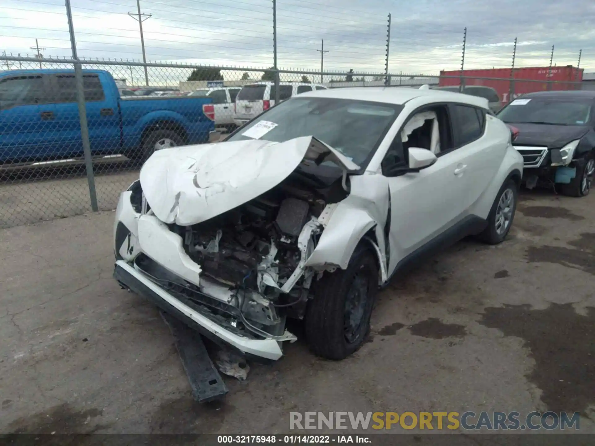 2 Photograph of a damaged car JTNKHMBX9M1110060 TOYOTA C-HR 2021