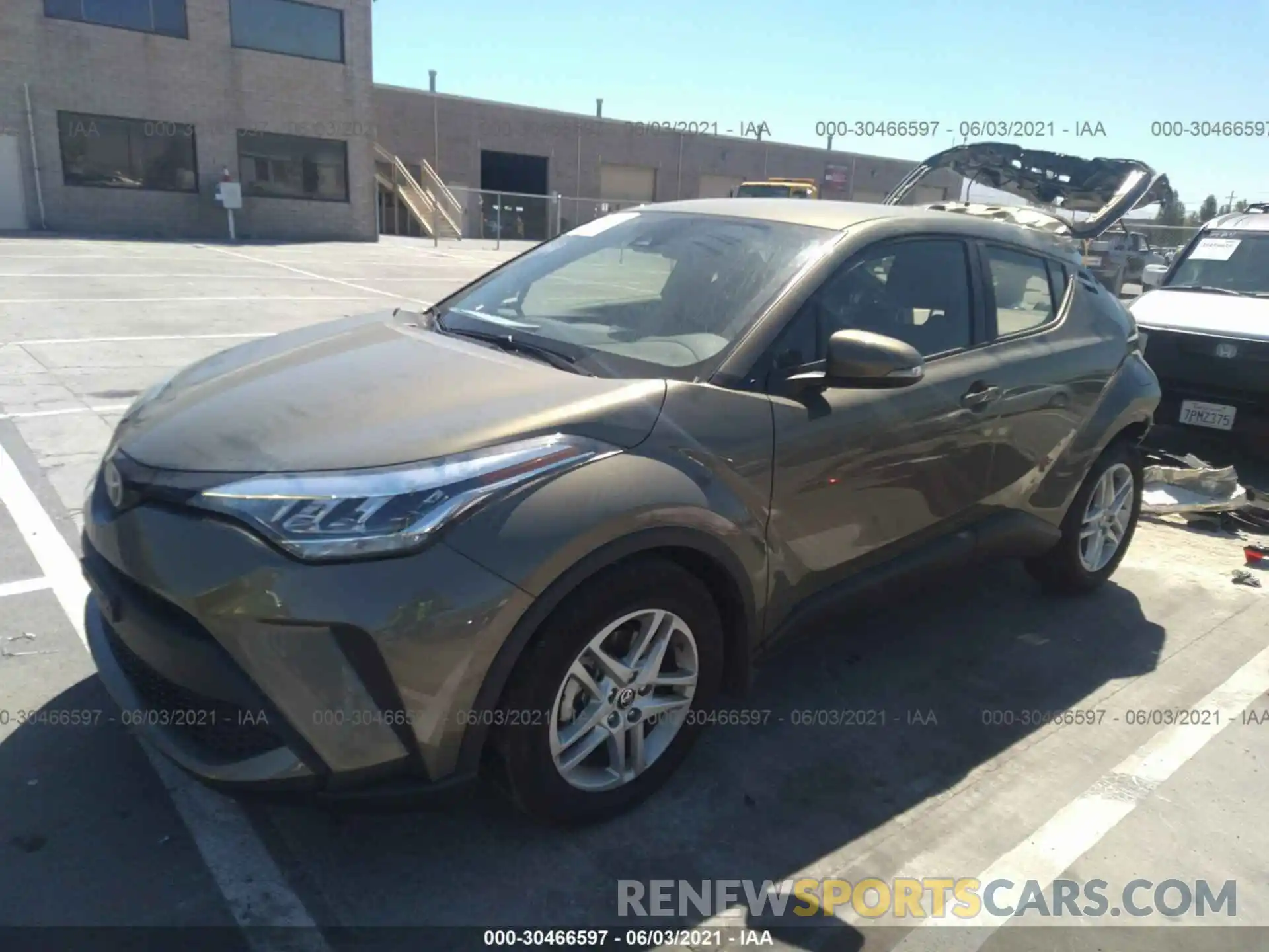 2 Photograph of a damaged car JTNKHMBX9M1110222 TOYOTA C-HR 2021