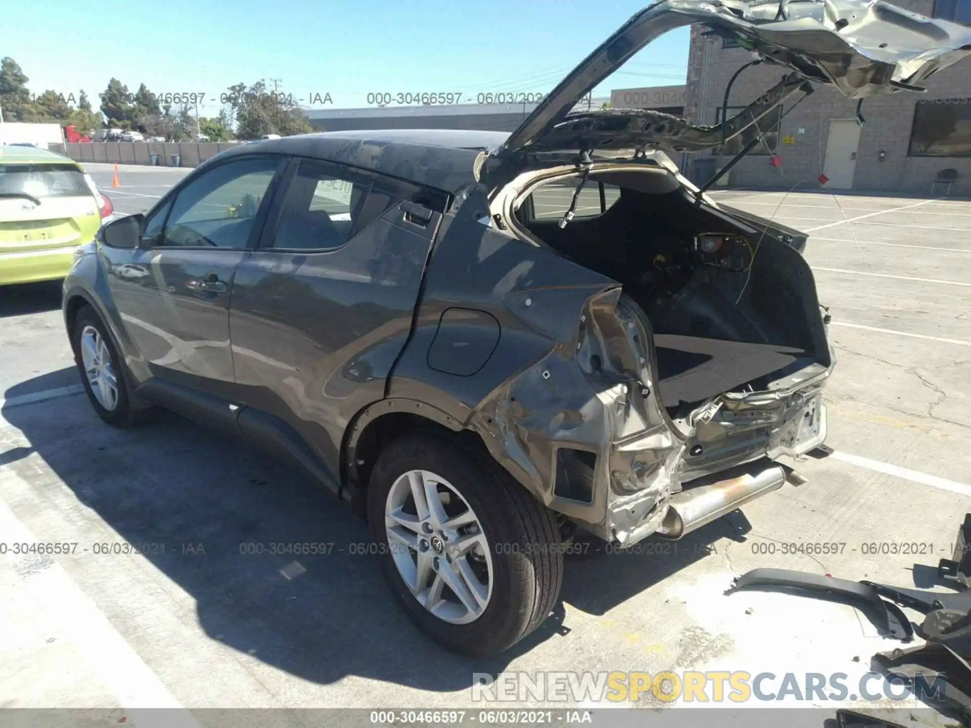 3 Photograph of a damaged car JTNKHMBX9M1110222 TOYOTA C-HR 2021