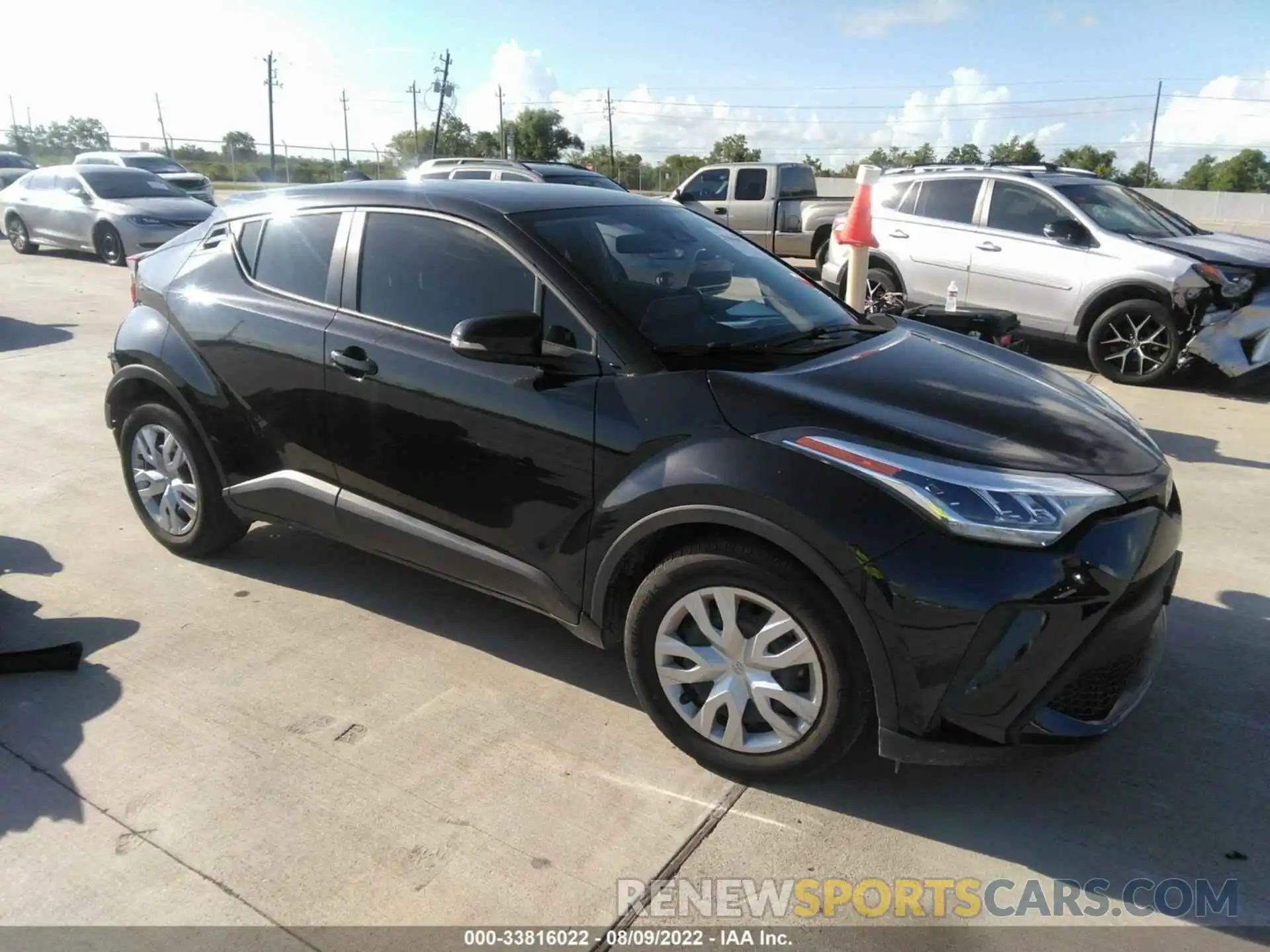 1 Photograph of a damaged car JTNKHMBX9M1110379 TOYOTA C-HR 2021