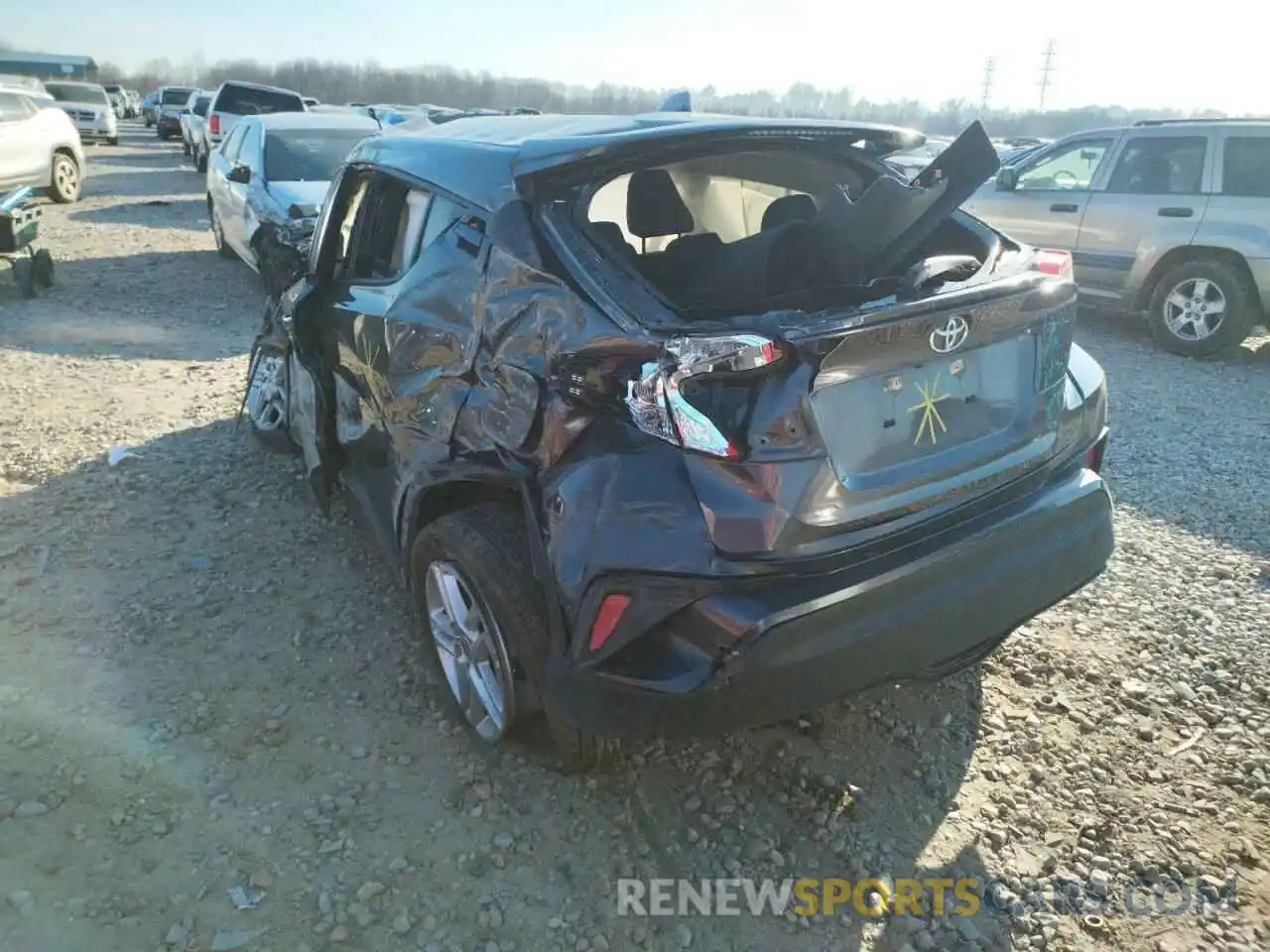 3 Photograph of a damaged car JTNKHMBX9M1111984 TOYOTA C-HR 2021