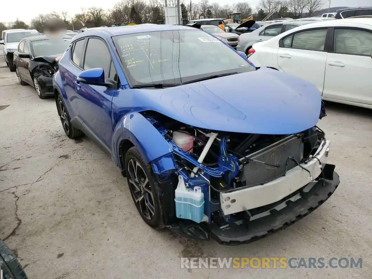 1 Photograph of a damaged car JTNKHMBX9M1116120 TOYOTA C-HR 2021