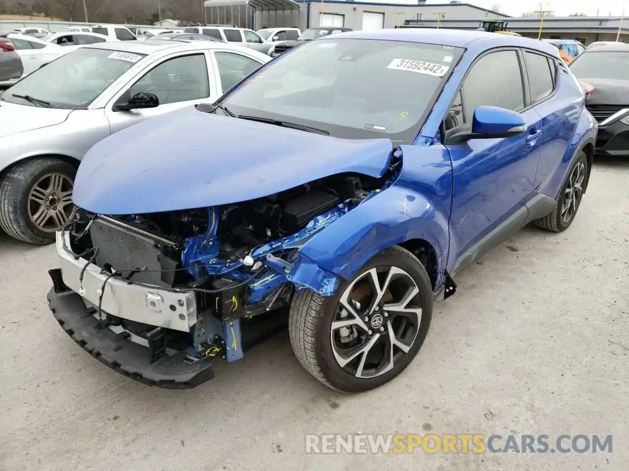 2 Photograph of a damaged car JTNKHMBX9M1116120 TOYOTA C-HR 2021