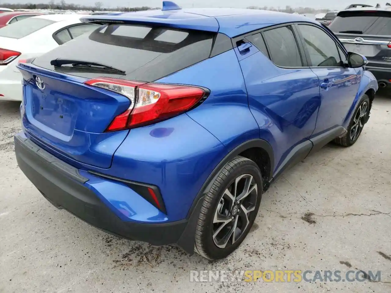 4 Photograph of a damaged car JTNKHMBX9M1116120 TOYOTA C-HR 2021