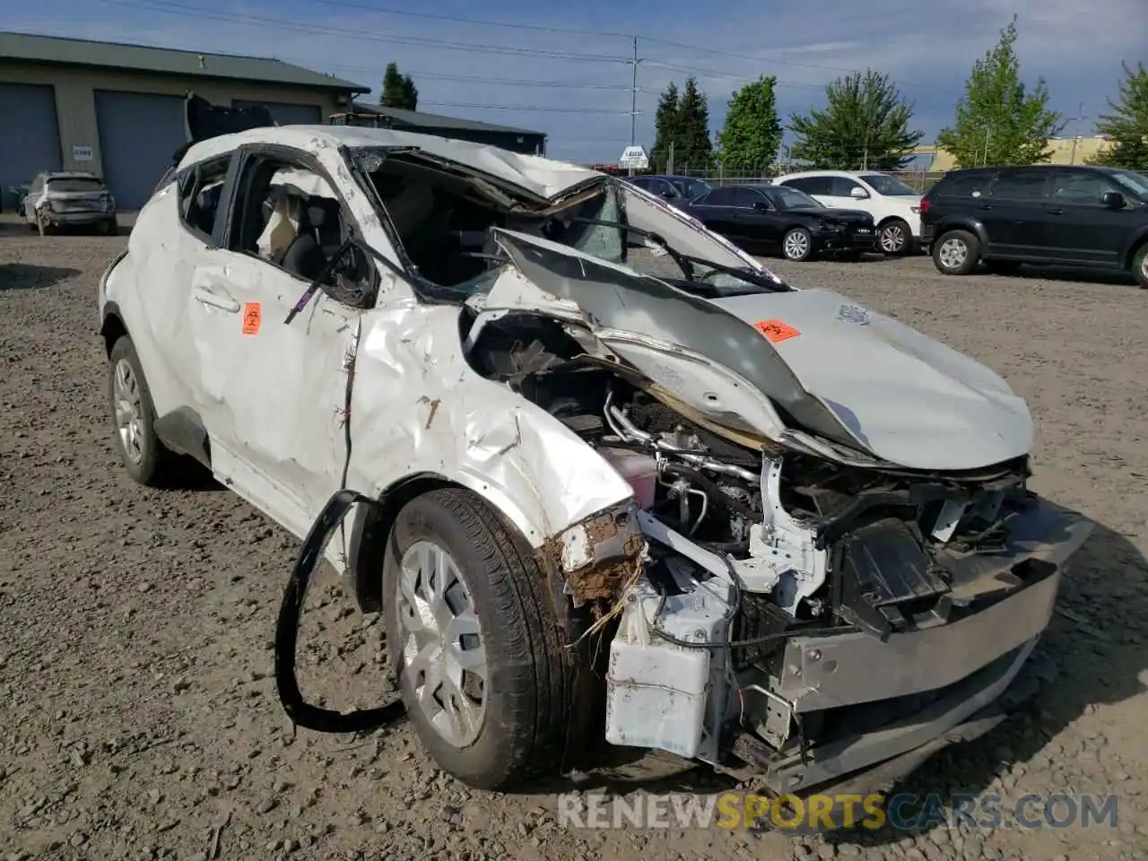 1 Photograph of a damaged car JTNKHMBX9M1117543 TOYOTA C-HR 2021