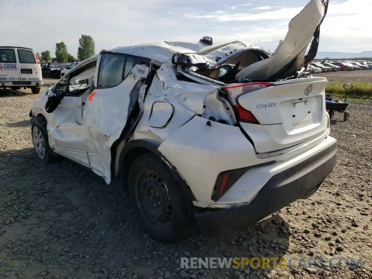 3 Photograph of a damaged car JTNKHMBX9M1117543 TOYOTA C-HR 2021