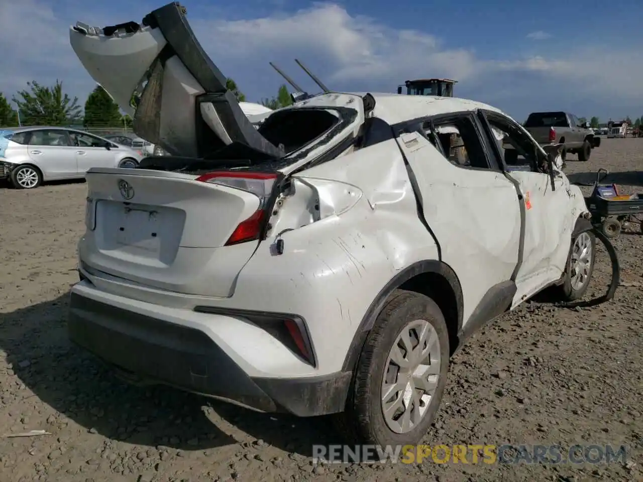 4 Photograph of a damaged car JTNKHMBX9M1117543 TOYOTA C-HR 2021